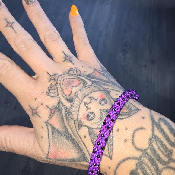 Sashka-Co Glass Bead Bangle - Picture 7 of 7